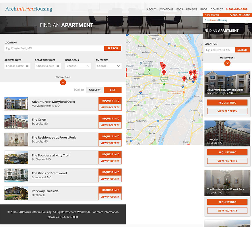 Arch Interim Housing Case Study | Marketing, Web Design & SEO for Real Estate